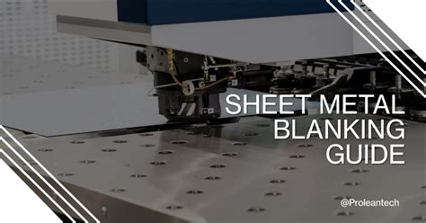 what is blanking in sheet metal|semi piercing in sheet metal.